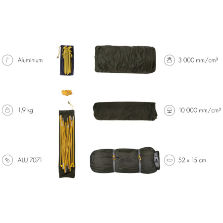 Ultralekki namiot Warg Midi 2