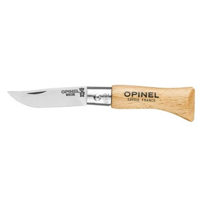 Nóż składany Opinel N°02 Inox natural