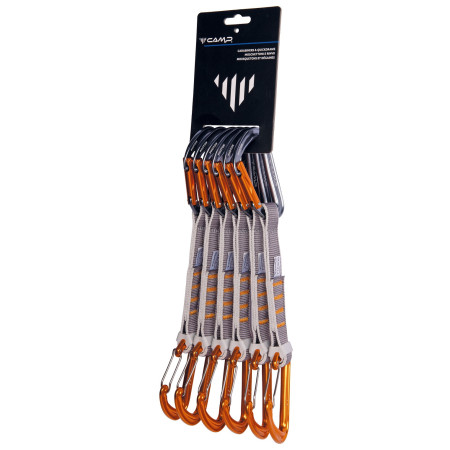 Zestaw ekspresów Camp Photon Mixed Express Ks 18 Cm 6 Pack srebrny/pomarańczowy