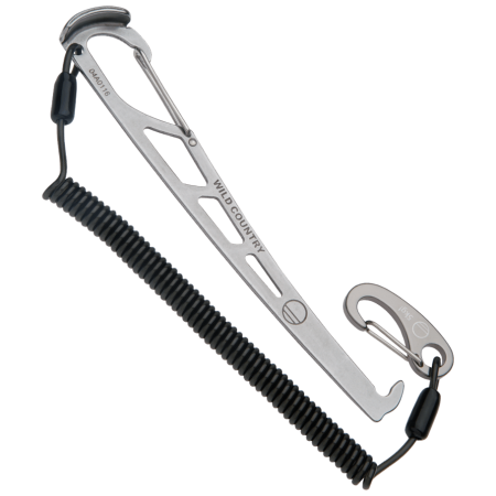 Klucz do kości Wild Country Pro Key With Leash srebrny
