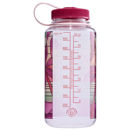 Butelka Nalgene Wide Mouth 1l Clear Stained Glass