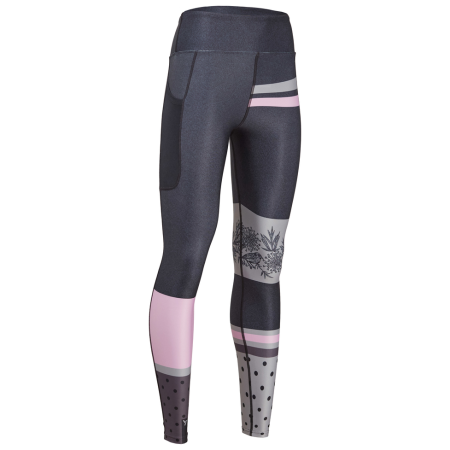 Damskie legginsy Silvini Veniana zarys charcoal-blush