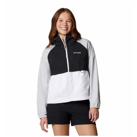 Kurtka damska Columbia Spire Valley™ Windbreaker biały White, Black, Cirrus Grey