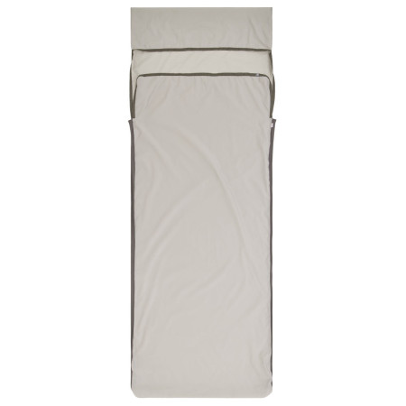 Wkład do śpiwora Sea to Summit Silk Blend Sleeping Bag Liner - Rectangular w/ Pillow Sleeve jasnoszary Moonstruck Grey