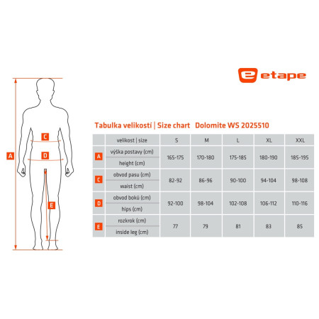 Spodnie męskie Etape Dolomite 2.0