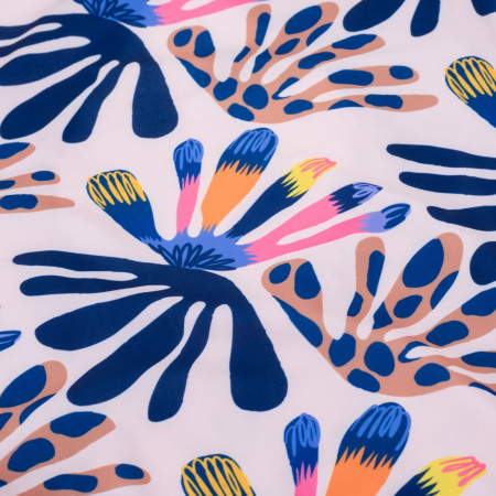 Strój kąpielowy dla dzieci Aquawave Salava Jr - Summer Beige Flower Print