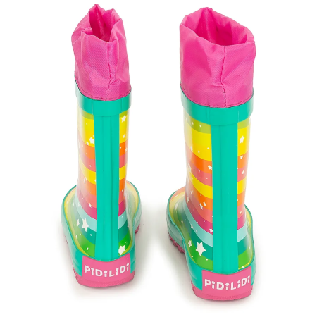 Kalosze dziecięce Pidilidi Rainbow