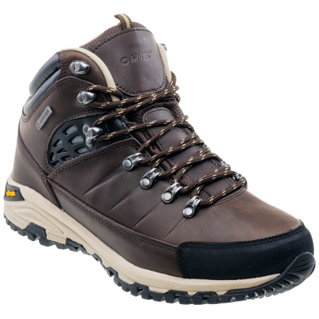 Buty męskie Hi-Tec Lotse Mid WP brązowy Brown/Black/Beige