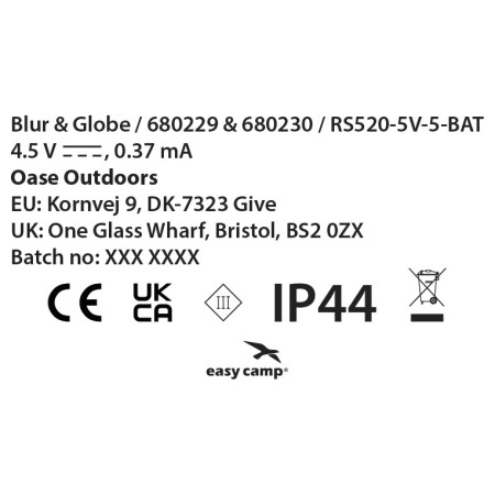 Łańcuch świetlny Easy Camp Blur Light Chain