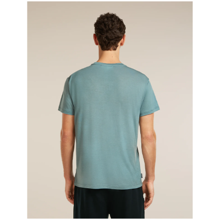 Męska koszulka Icebreaker Merino Blend Core SS Tee Single Line Camp