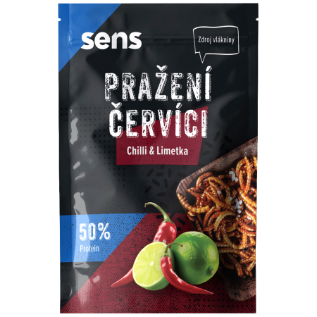 Robaki jadalne Sens Owady w przyprawach - Chilli & Limonka 12g