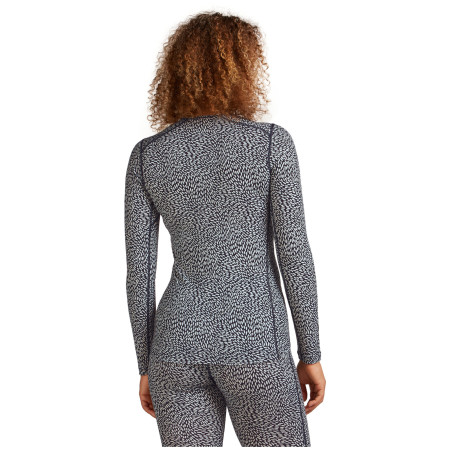 Damska koszulka Icebreaker Women Merino 200 Oasis LS Crewe Flock Forms AOP