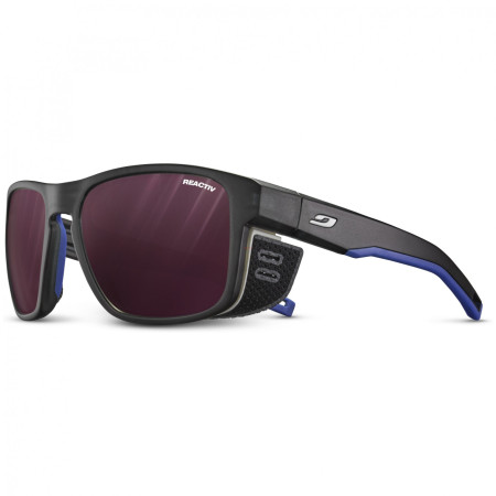 Okulary przeciwsłoneczne Julbo Shield M Ra 0-4 Hc czarny/niebieski black translu/blue/white