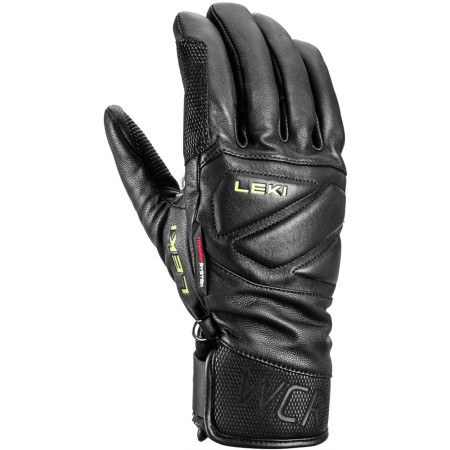 Rękawice narciarskie Leki WCR Venom Speed 3D czarny black-ice lemon