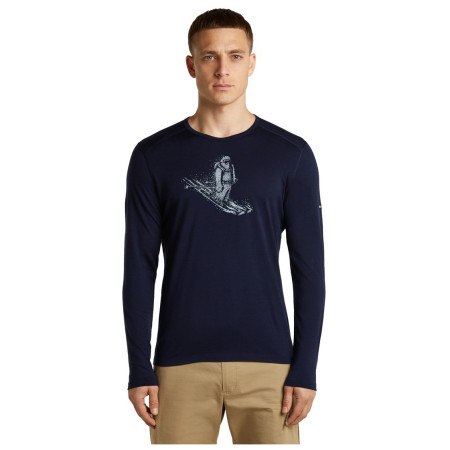 Męska koszulka Icebreaker Men Merino 200 Oasis LS Crewe SkiingYeti
