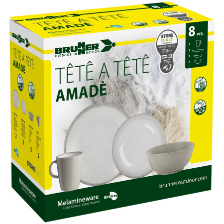 Zestaw naczyń Brunner Set tête-à-tête Amadè 8 pcs