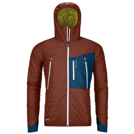 Kurtka męska Ortovox Swisswool Piz Boe Jacket M pomarańczowy clay orange