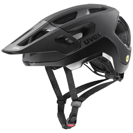 Kask rowerowy Uvex React Mips czarny Black Matt