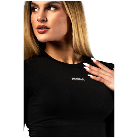 Damski top Nebbia Seamless Long Sleeve Crop Top Power