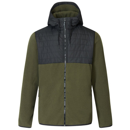 Męska kurtka hybrydowa Regatta Frankie Borg Hybrid khaki/czarny DarkKhak/Blk