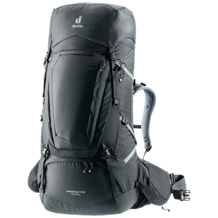 Damski plecak turystyczny Deuter Aircontact Pro 75+10 SL czarny graphite