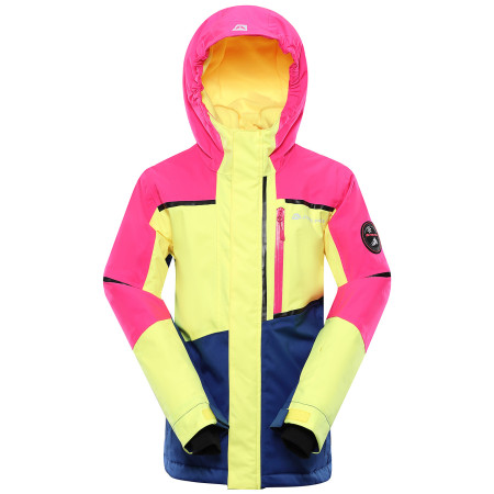 Dziecięca kurtka zimowa Alpine Pro Melefo żółty nano yellow