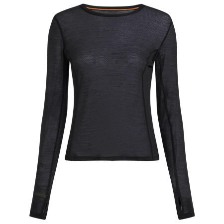 Koszulka damska Icebreaker Women Merino Blend 75 Cool-Lite™ Featherlight™ LS Crewe czarny Black