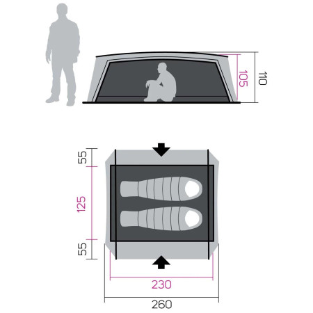 Namiot turystyczny Hannah Haven 2