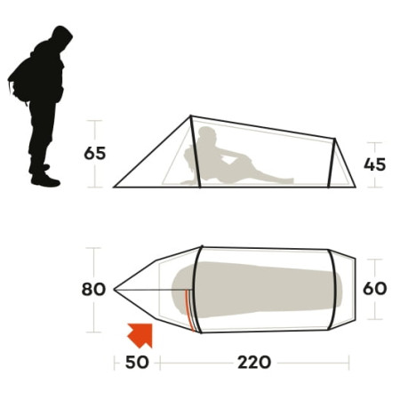 Ultralekki namiot Ferrino Sling 1