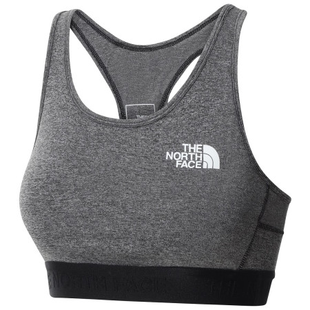 Sportowy biustonosz The North Face Ma Bra - Eu czarny Tnfblkheathr/Tnfblkheathr