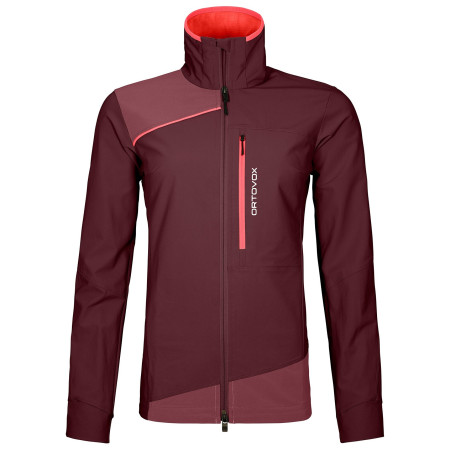 Kurtka damska Ortovox W's Pala Light Jacket czerwony Winetasting