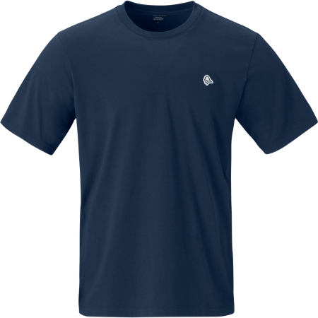 Koszulka męska Norrona /29 cotton viking patch T-shirt niebieski Indigo Night