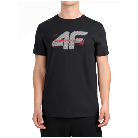 Koszulka męska 4F Tshirt M3565 czarny Deep Black
