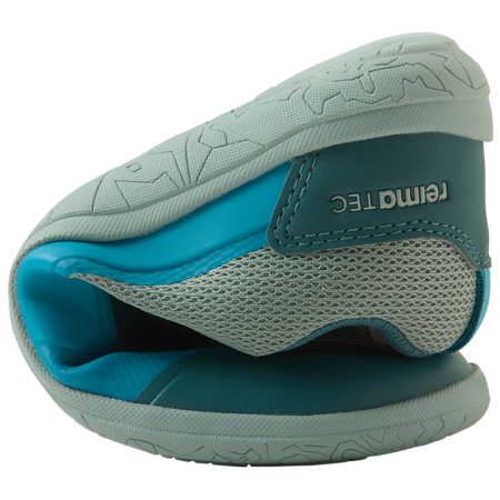 Buty barefoot dziecięce Reima Tallustelu Stone Green