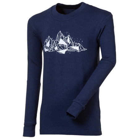 T-shirt dziecięcy Progress DT PEDRO "ICEBERG" 26GH ciemnoniebieski TmModra