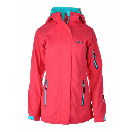 Kurtka damska Elbrus Muccia Wo´s czerwony Hibisc/PoolBlue