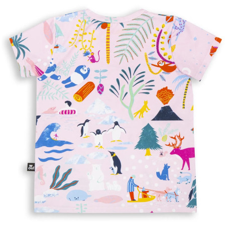 T-shirt dziecięcy Wouki Sora Pink