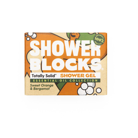 Żel pod prysznic Shower Blocks Solid Shower Gel EO Range - Sweet Orange & Bergamot pomarańczowy