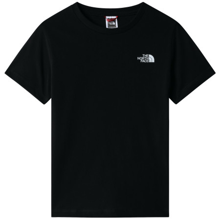 T-shirt dziecięcy The North Face Teens S/S Simple Dome Tee czarny Tnf Black/Tnf White