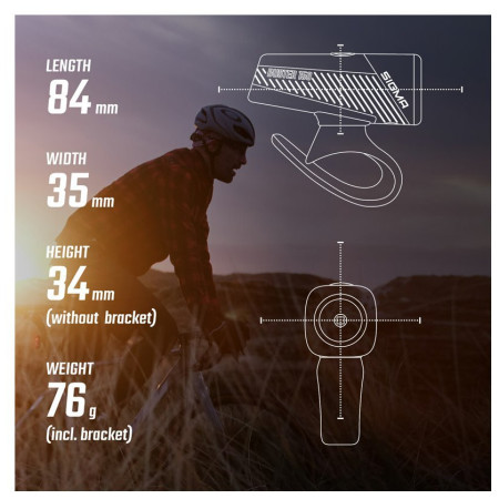 Przednia lampka Sigma Buster 150