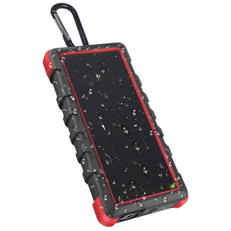 Solarny powerbank OUTXE Savage IP67 - 24000mAh czarny