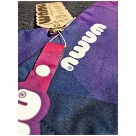 Dziecięce spodnie softshellowe WAMU Mozaika purple