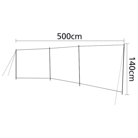 Parawan Bo-Camp Brendan - 2 díly