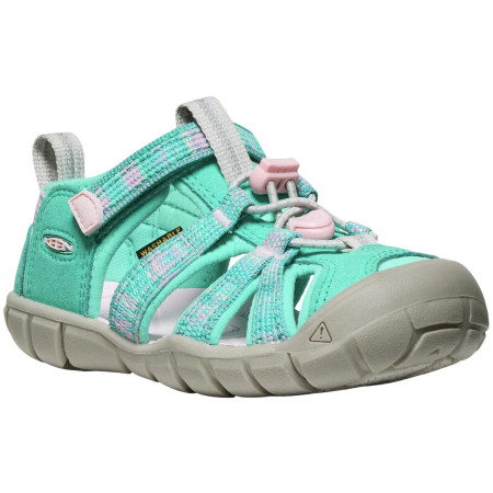 Sandały dziecięce Keen Seacamp II Cnx Children Bright Aqua/Giggle Pink jasnoniebieski bright aqua/giggle pink