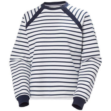 Bluza damska Helly Hansen W Capri Sweatshirt biały/niebieski 001 WHITE NAVY