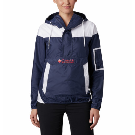 Kurtka damska Columbia Challenger Windbreaker niebieski/biały Nocturnal, White