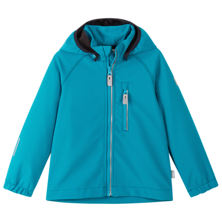 Dziecięca kurtka softshellowa Reima Vantti Aquatic Blue jasnoniebieski Aquatic Blue