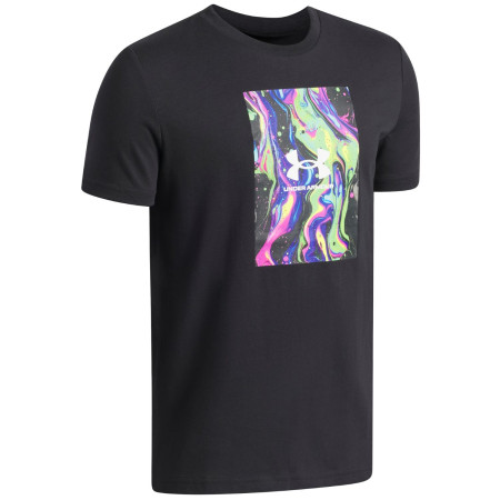 Dziecięca koszulka Under Armour UA B Multi Color Photo SS Black