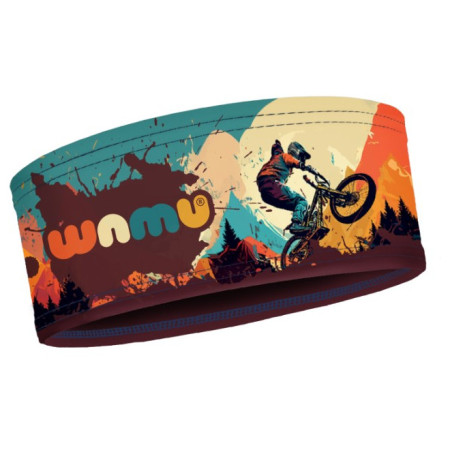 Opaska WAMU Mountain Bike pomarańczowy/niebieski
