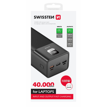 Powerbank Swissten Power Line 40000 mAh 100W